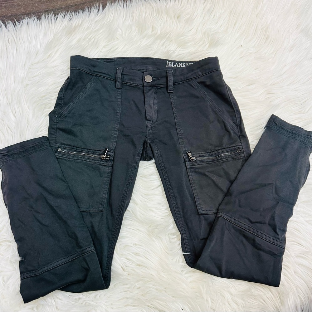 Blank NYC Black Cargo Skinny Pants - Picture 2 of 8